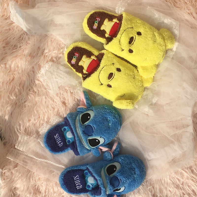 Dép bông mang trong nhà họa tiết nhân vật hoạt hình đáng yêu
