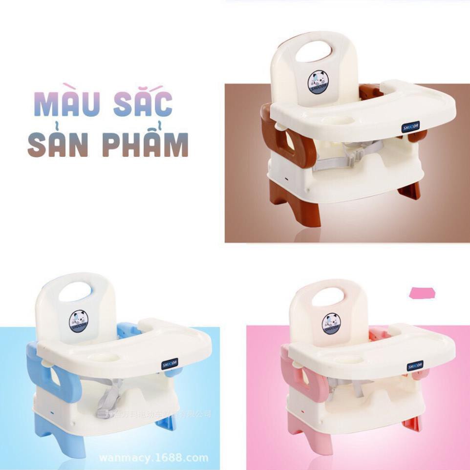 Ghế Ăn Dặm Cho Bé Có Dây Đai An Toàn - Kèm chân sắt Babimart