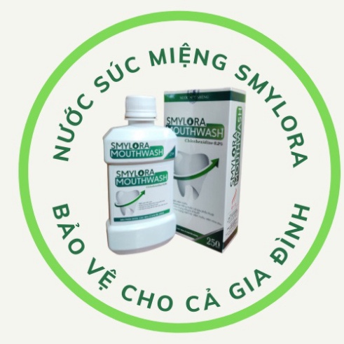 Nước súc miệng SMYLORA - MOUTHWASH- Chuyên Gia Kháng Khuẩn - Ngăn Ngừa Viêm Lợi, Nhiệt Miệng, Giảm Đau Răng, Giảm ê Buốt