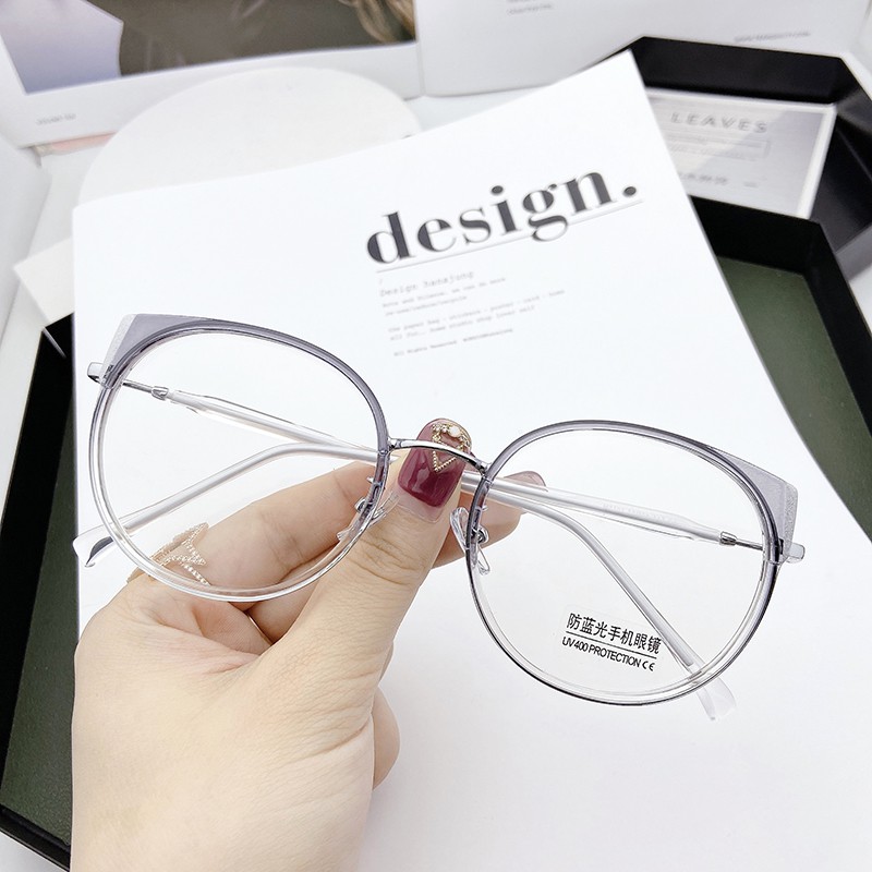 Mắt Kính Gọng Tròn Chống Tia Sáng Xanh Thời Trang Cổ Điển Jz2103 | BigBuy360 - bigbuy360.vn