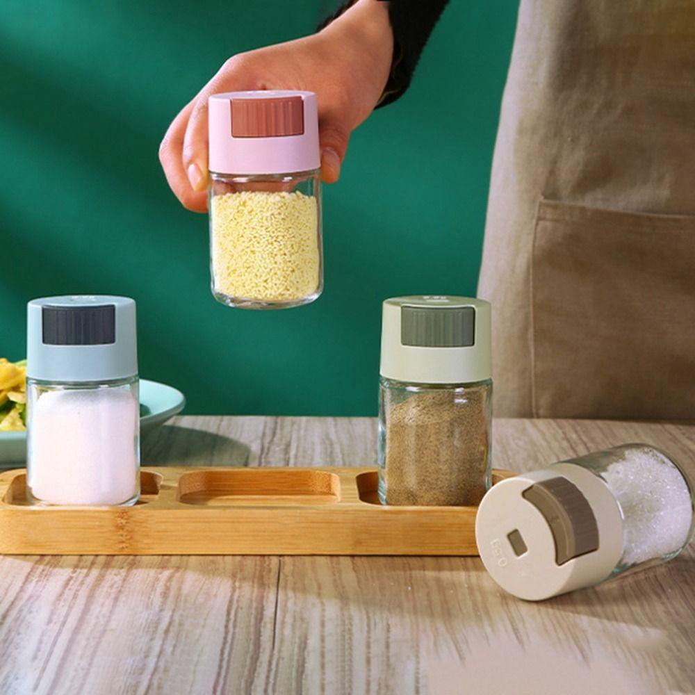 Lọ Đựng Gia Vị Dạng Nhấn Chống Ẩm Tiện Dụng Cho Nhà Bếp