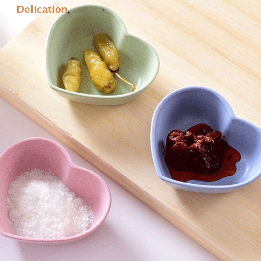 [Delication] Chén Đựng Nước Chấm / Gia Vị Bằng Lúa Mạch Hình Trái Tim