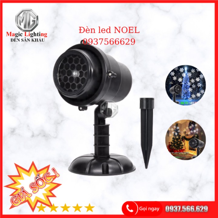 [ SALE OFF ] Đèn Led Hiệu Ứng Noel - Đèn Sân Khấu tphcm