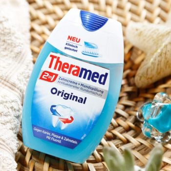 Kem đánh răng Theramed 2in1 Đức làm trắng răng dạng tuýp_Germany'sitems_ruby