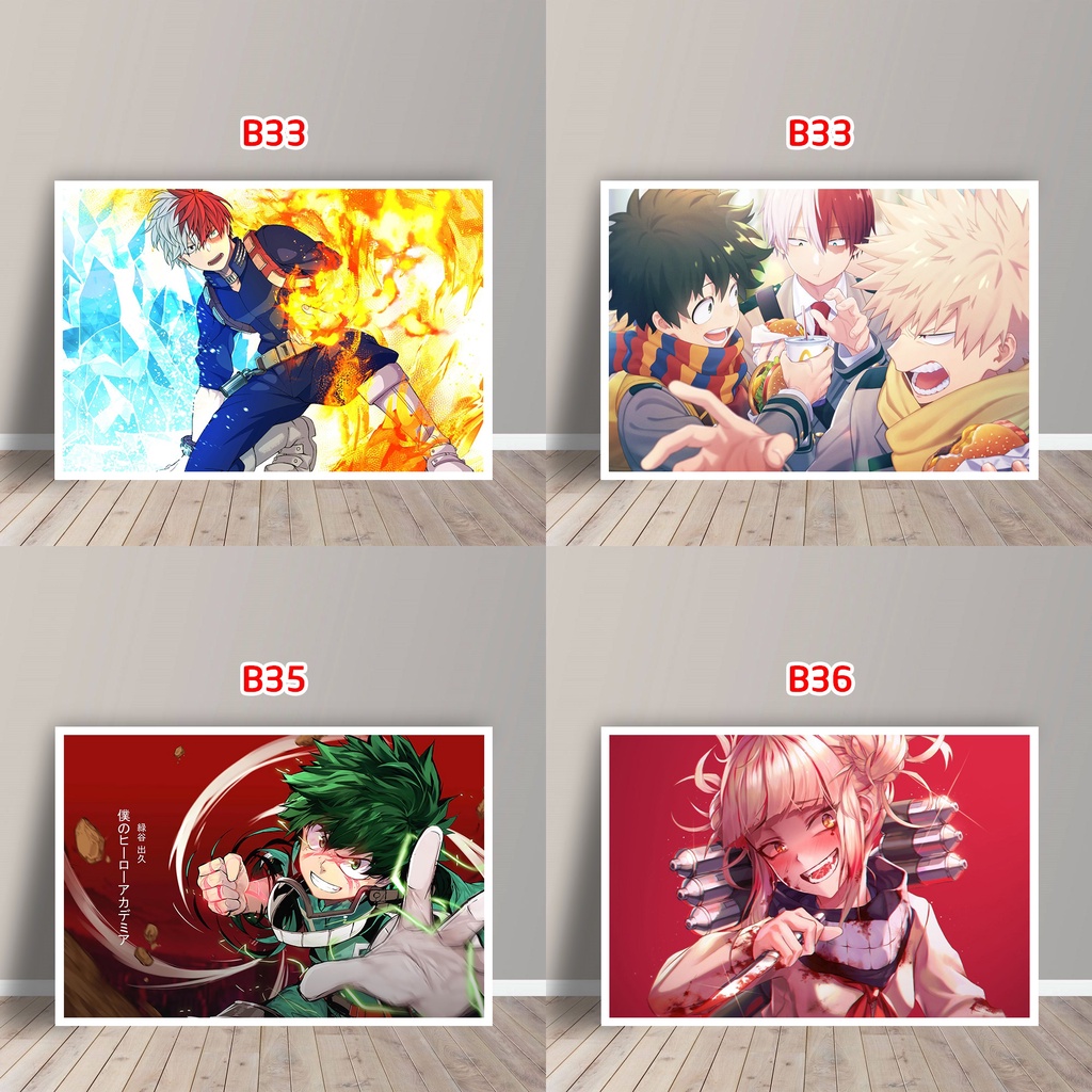 Tấm Postcard Cao Cấp Anime Boku No Hero Academia