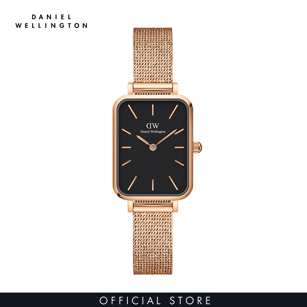 Đồng hồ Nữ Daniel Wellington dây lưới - Quadro Pressed Melrose 20x26mm DW00100432 | BigBuy360 - bigbuy360.vn