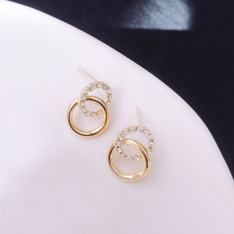 Khuyên Tai Nữ Tròn Lấp Lánh V2.26