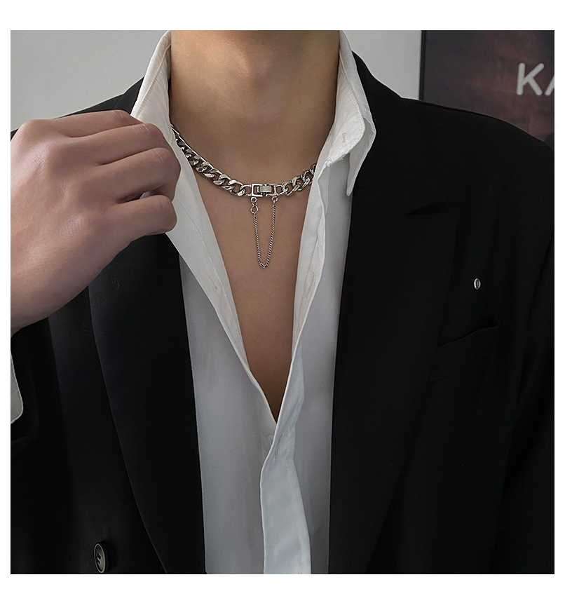 vòng cổ Kim Loại Phong Cách Hiphop Đường Phố