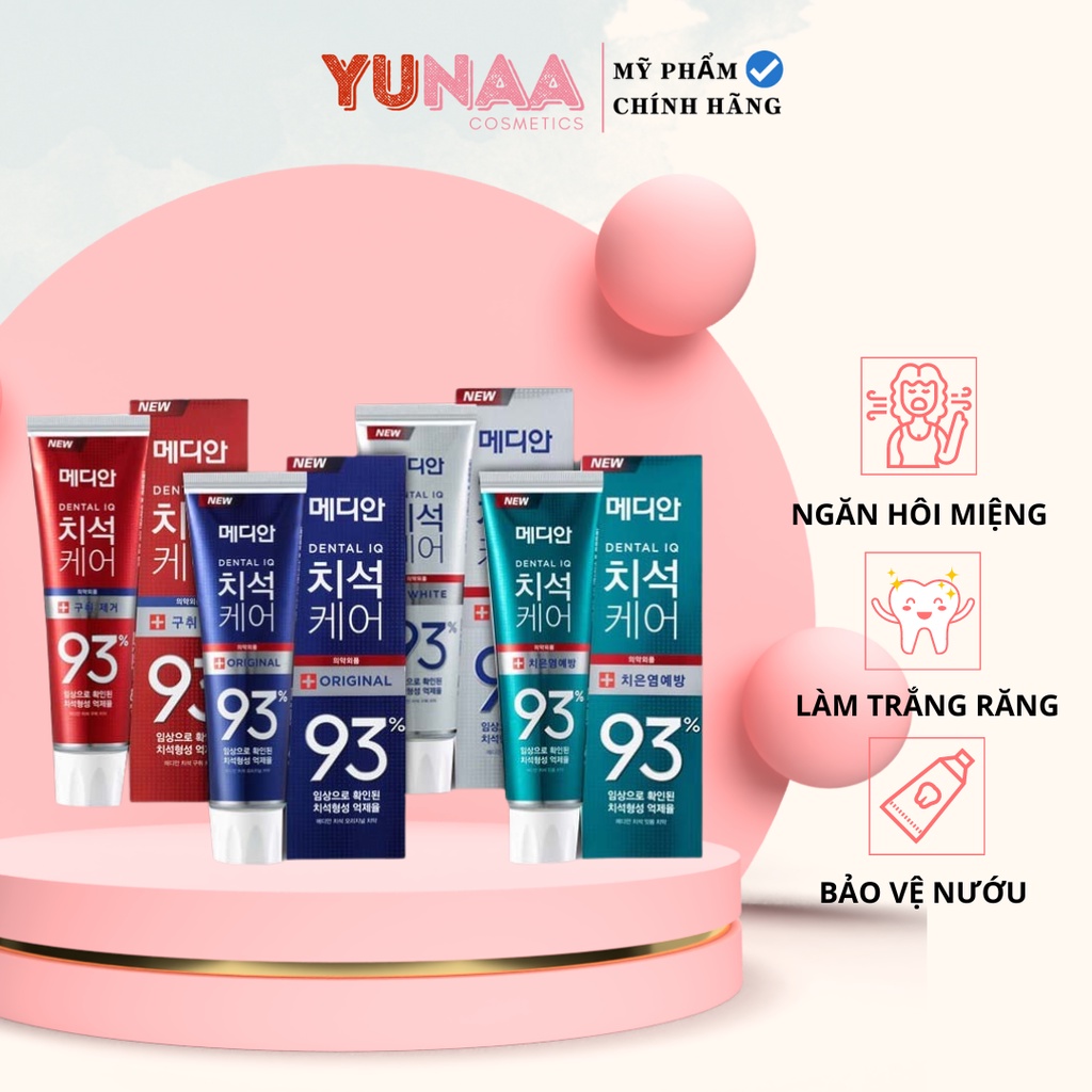 Kem Đánh Răng Median Dental IQ 93% Hàn Quốc 120g