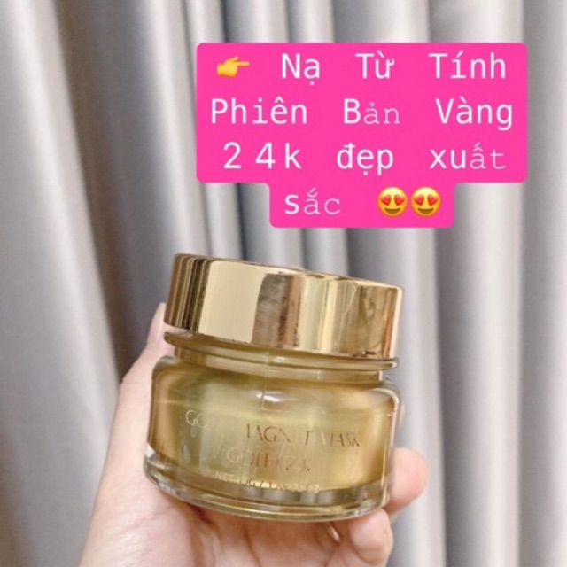 MẶT NẠ TỪ TÍNH QLADY (màu vàng) KÈM NAM CHÂM L02 TẶNG KÈM HỦ CAO SÂM MỤN | BigBuy360 - bigbuy360.vn