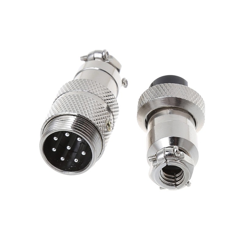 Gx16 Butting Aviation Male Connector Female Plug 2/3/4/5/6/7/8 Pin