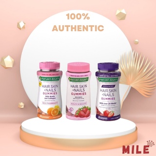 Kẹo dẻo hỗ trợ mọc tóc, đẹp da, chắc móng Nature's Bounty