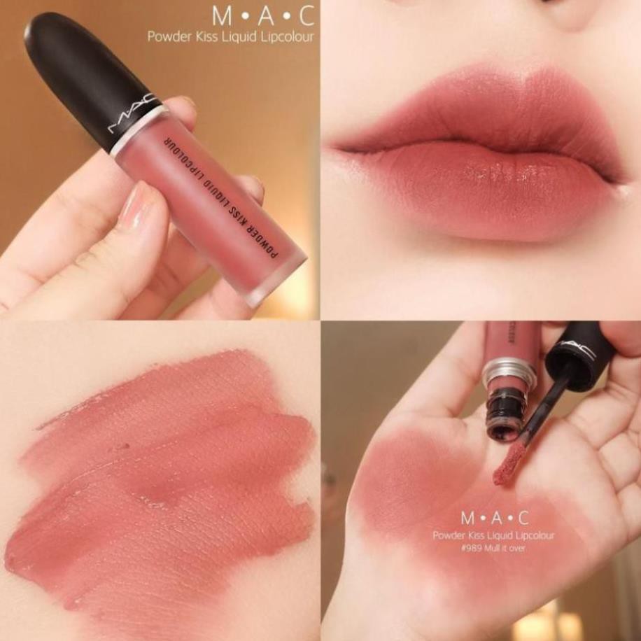 Son kem Mac chính hãng Power kiss liquid 998, 991, 989, 992 full box có bill date tới 2023 | Thế Giới Skin Care