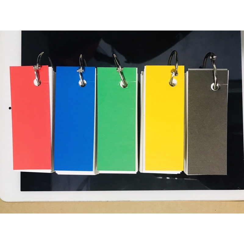 Flashcard trắng tự học ngoại ngữ nhiều phân loại size