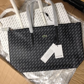 Túi lacoste tote logo chéo - XK812