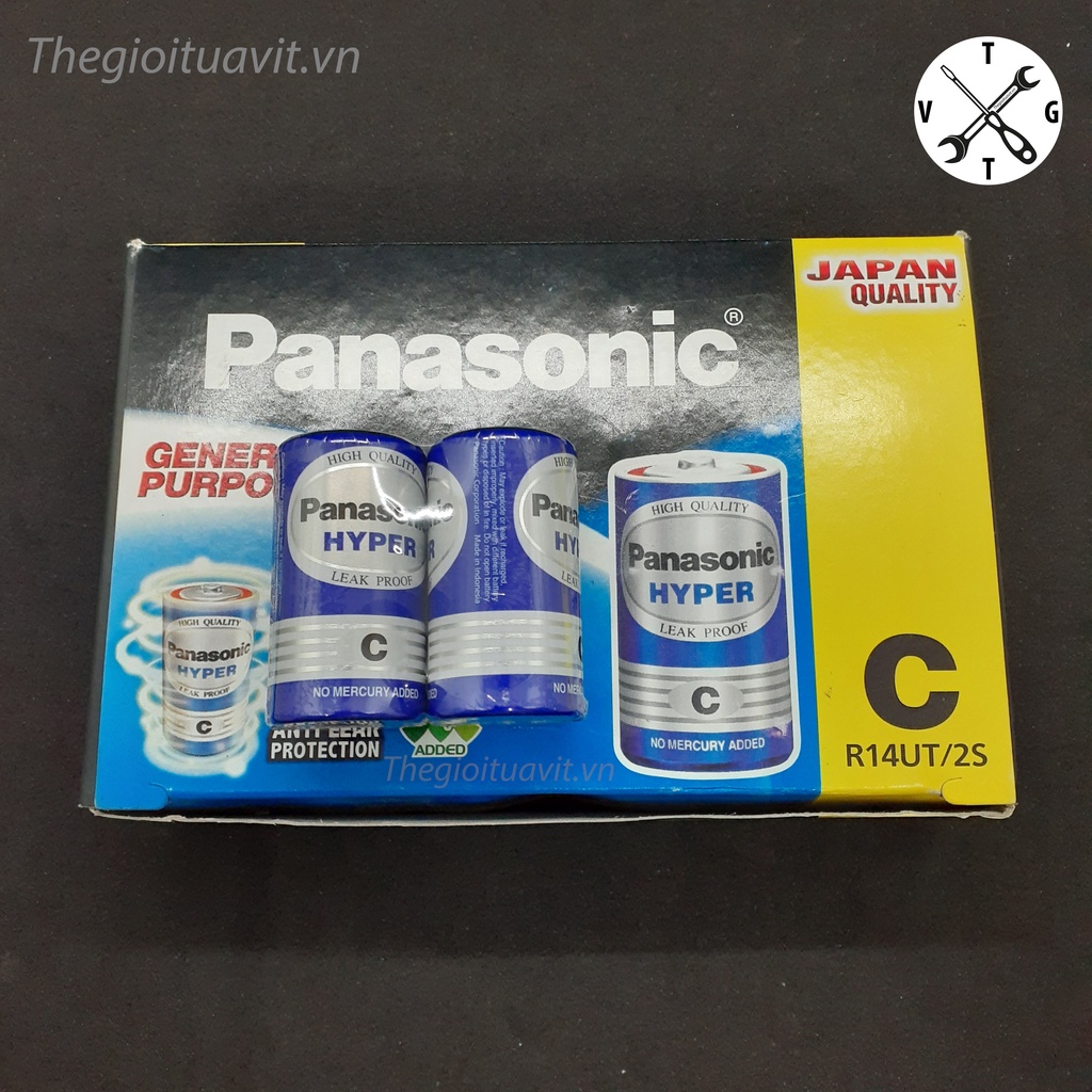Hộp 24 viên Pin trung C, pin đại D HYPER Panasonic chính hãng