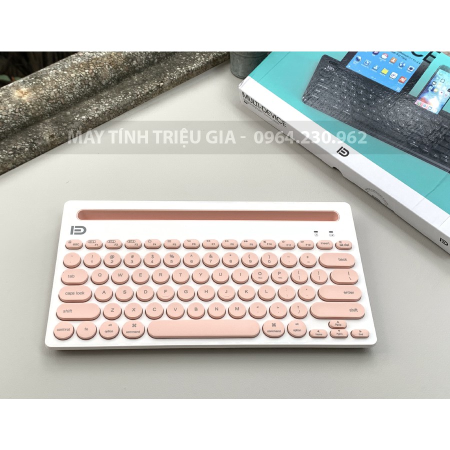 Bàn phím Bluetooth Forter  IK3381 - Hàng Chính Hãng - Bảo Hành 12 Tháng - 1 Đổi 1 Trong 7 Ngày