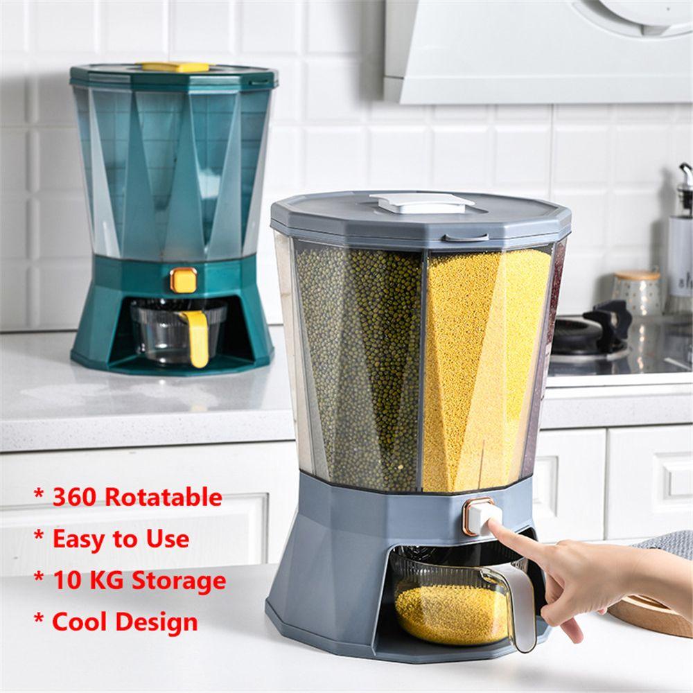 MAG Hộp Đựng Gạo / Ngũ Cốc 4 Tầng Cỡ Lớn Có Nắp Xoay Đa Năng