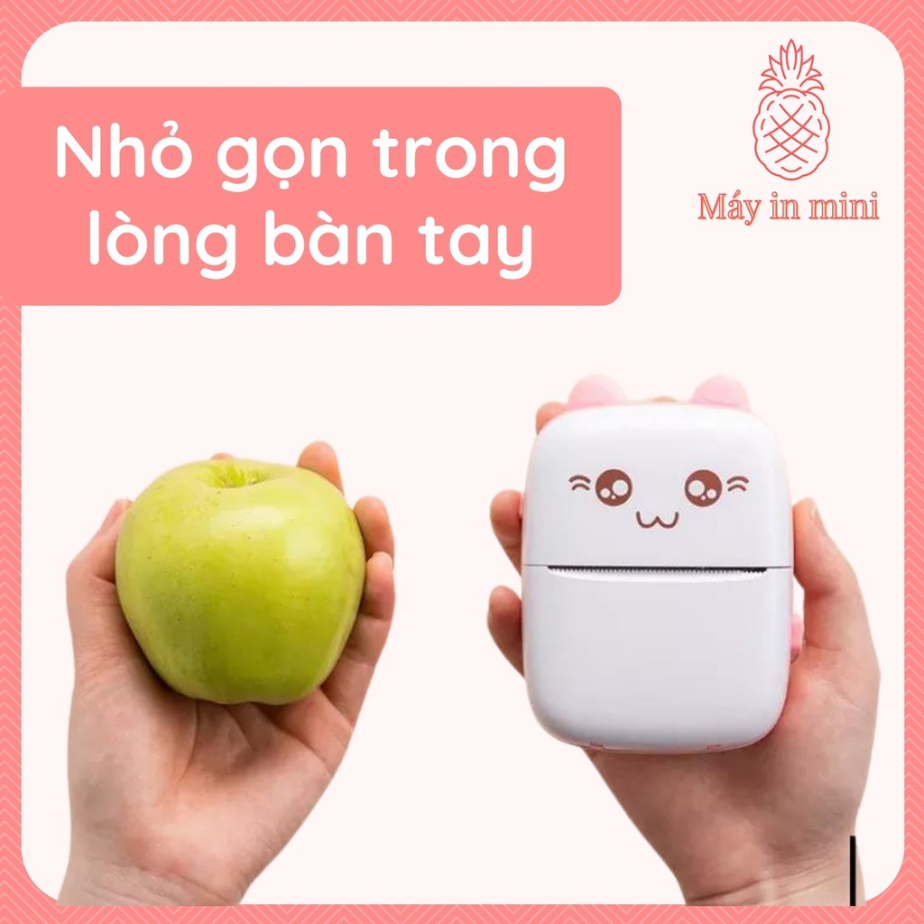 Máy in nhiệt cầm tay, máy in tài liệu mini, máy in hóa đơn bluetooth, máy in decal mini, máy in hóa đơn mini con mèo | BigBuy360 - bigbuy360.vn