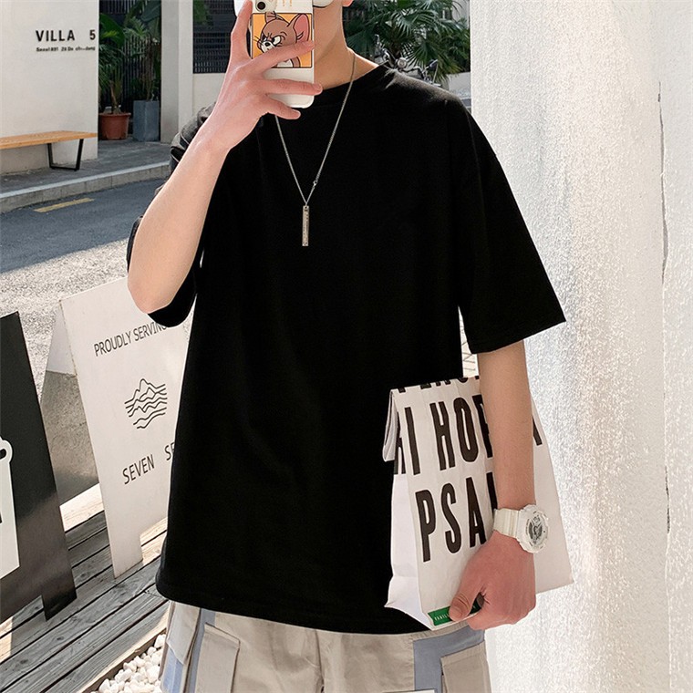 Áo thun nam TILAA FASHION tay lỡ phông form rộng oversize nhiều màu cotton dáng xuông AT05