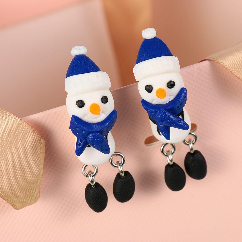 Bông Tai Handmade Bằng Đất Sét Polymer Thời Trang Giáng Sinh
