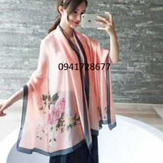 Khăn lụa satin nữ thời trang