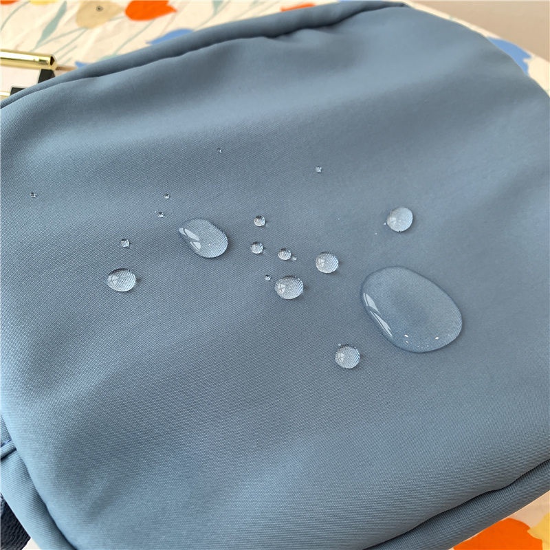 Túi Đeo Chéo Vải Canvas Họa Tiết Mèo Kitty Dễ Thương Phong Cách Nhật Hàn