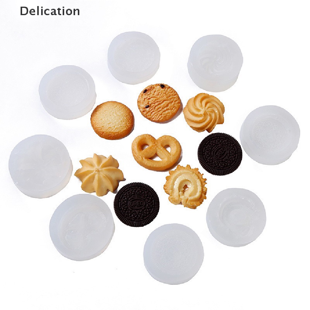 Khuôn Silicone Tạo Hình Làm Bánh Quy / Socola Mini DIY