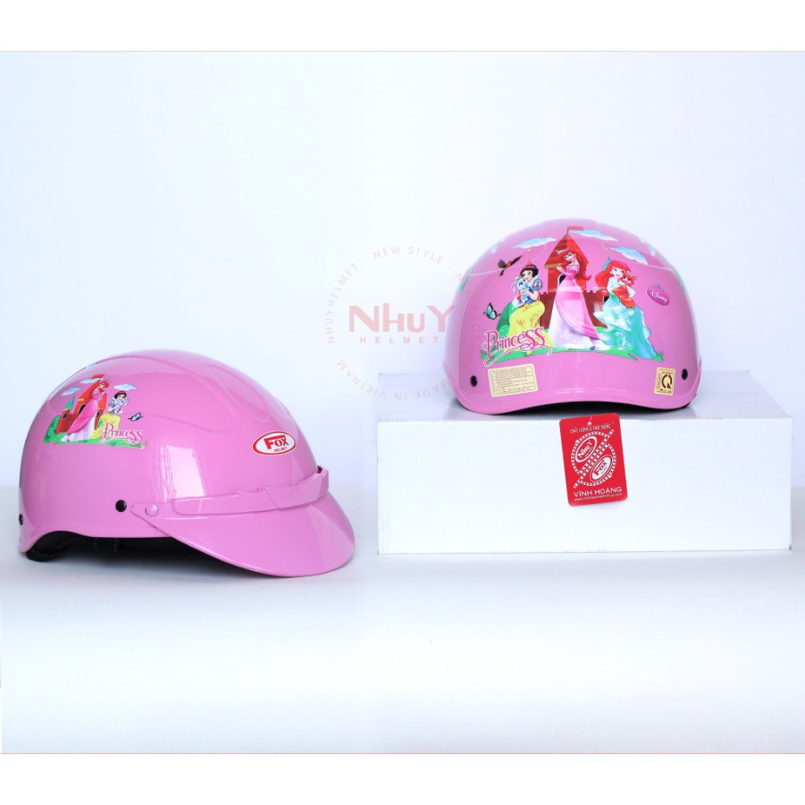 FOX HELMET KIDS -  Hàng Cao Cấp - Nón bảo hiểm cho bé - Mũ bảo hiểm trẻ em - Chính Hãng (Tiêu chuẩn ISO)