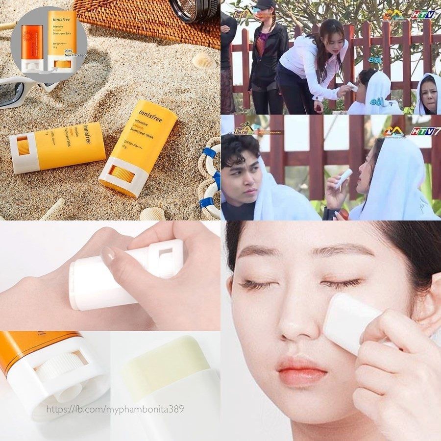 Kem Chống Nắng Dạng Lăn Innisfree Intensive Leisure Sunscreen Stick SPF50+ PA++++