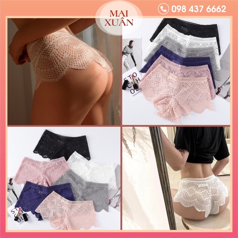QUẦN LÓT REN SEXY SIÊU ĐẸP QUẦN NỬA MÔNG GỢI CẢM-Kho Sỉ Mai Xuân