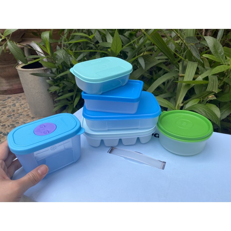 tupperware hộp ăn dặm cho bé mini 65ml , 140ml, 200ml , thìa , eco 90ml