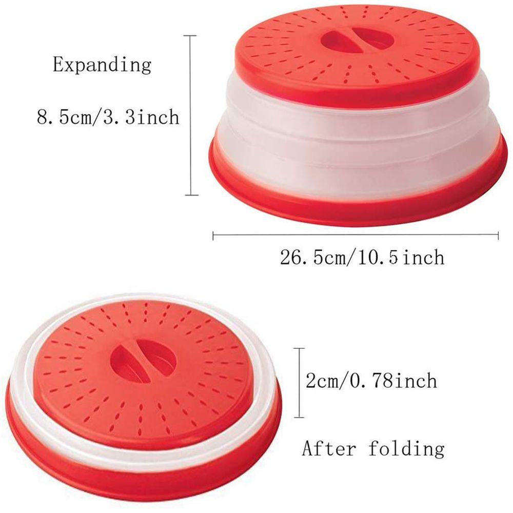 Nắp Lưới Đậy Thức Ăn Có Thể Gấp Gọn Dùng Trong Lò Vi Sóng
