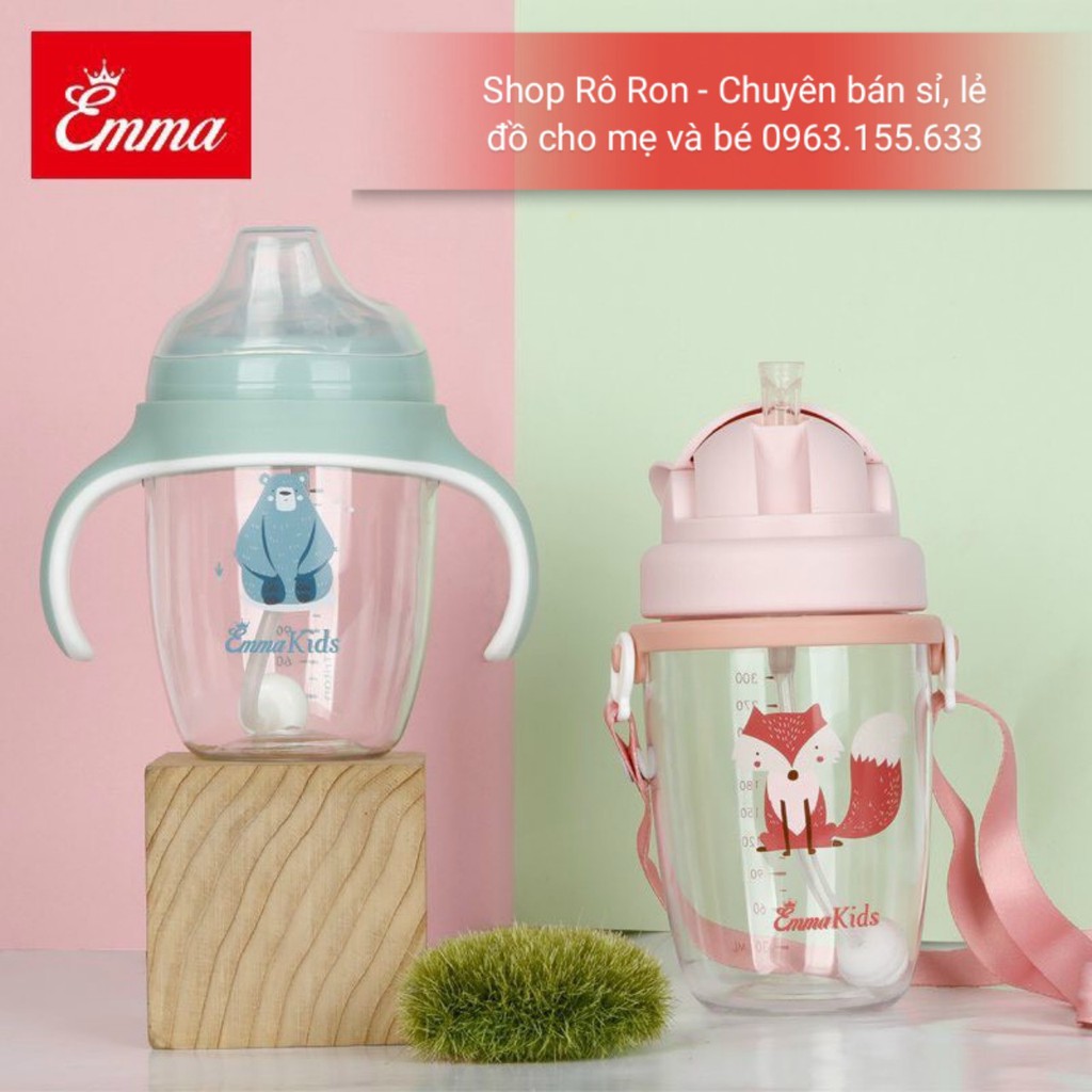 Bình tập uống EMMA - Bình chống sặc cho bé - Shoproron