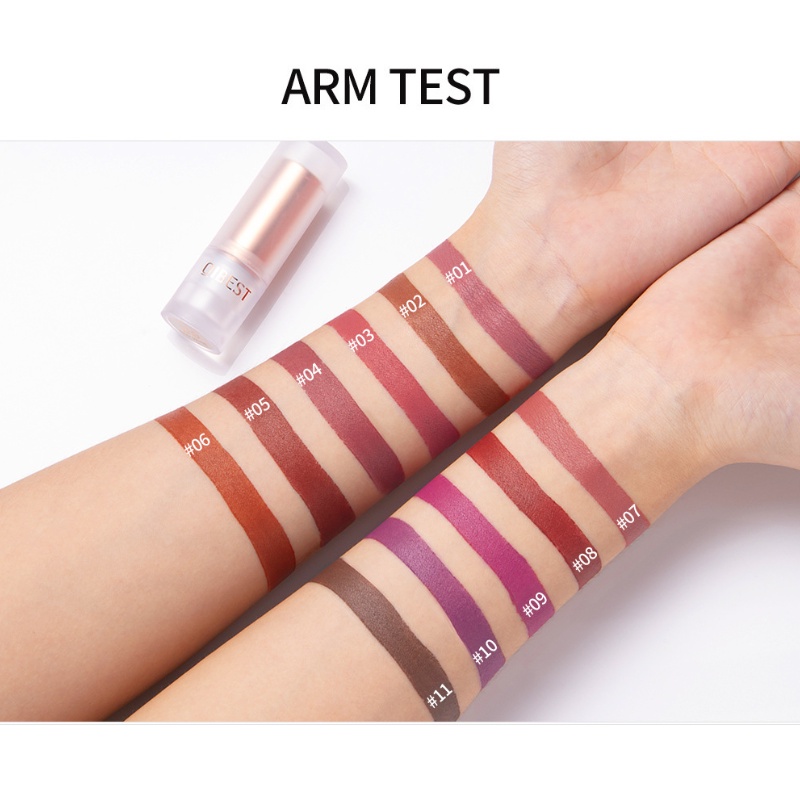 [Hàng mới về] Son lì QIBEST lâu trôi mềm mịn như nhung