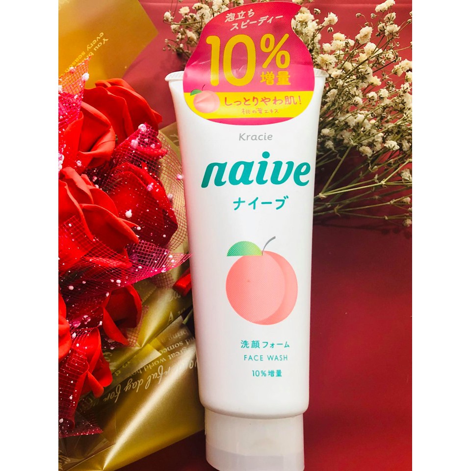 Sữa rửa mặt naive trà xanh Nhật