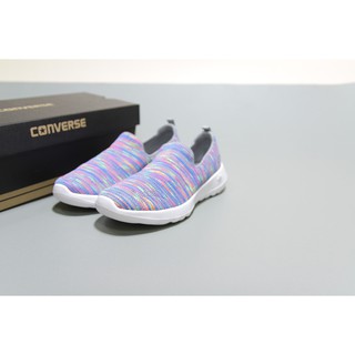 Giày Skechers chính hãng slip-on thấp cổ vải nhiều màu sắc STVN04