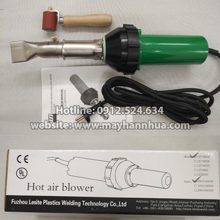 Máy hàn bạt HDPE cầm tay1600W, máy hàn màng nhựa chống thấm.