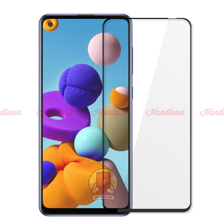 Cường Lực Full Màn Đen Dành cho Samsung Galaxy A21S / Galaxy M01
