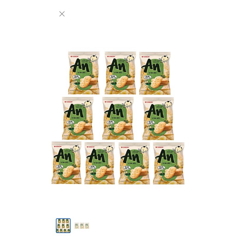[Có bán thùng] Bánh gạo nướng vị tự nhiên/ vị tảo biển Orion An gói 151.2g/111.3g | BigBuy360 - bigbuy360.vn
