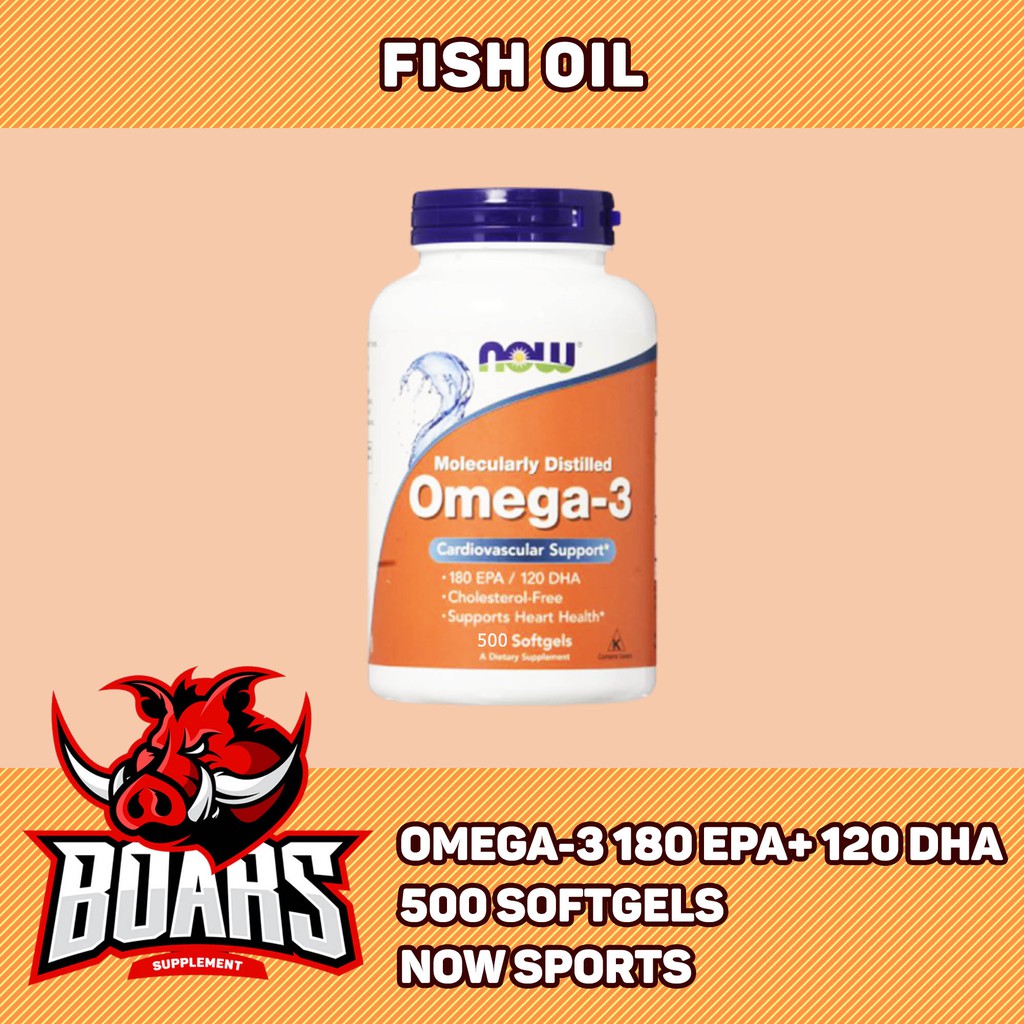 OMEGA 3 NOW -  HỖ TRỢ TIM MẠCH MẮT VÀ XƯƠNG KHỚP DẦU CÁ FISH OIL NOW NHIỀU VIÊN MỸ 500 VIÊN