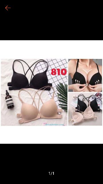 Áo Bra Đúc Su Cài Trước, Đệm Bàn Tay Nâng Ngực [810