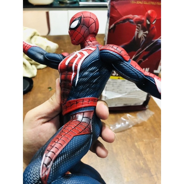Mô hình Spider man người nhện chính hãng Crazy toys cao 32cm - Avengers