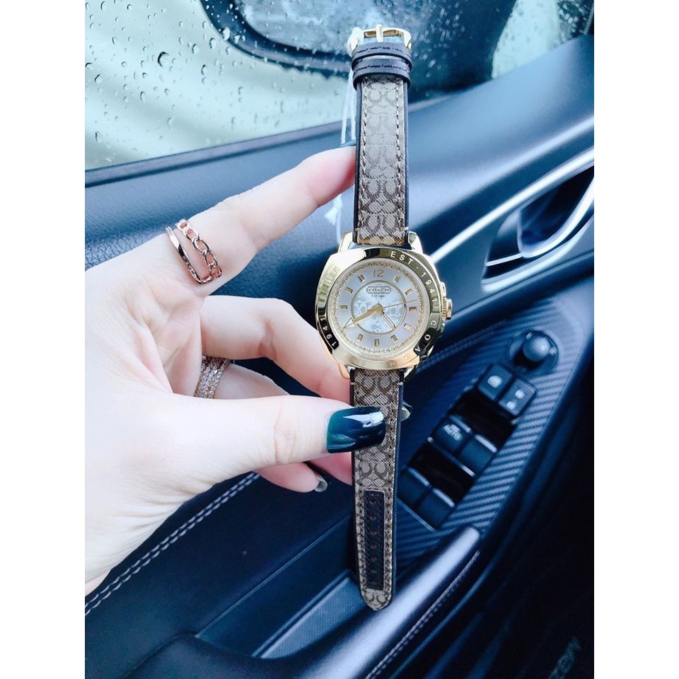 Đồng hồ nữ chính hãng coach Delancey siêu xịn xò fullbox