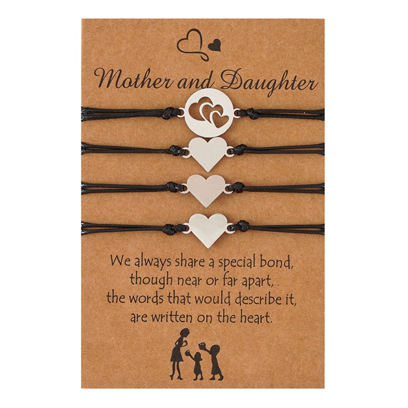 Vòng Tay Tình Bạn Mặt Khắc Chữ Best Friend / Mom