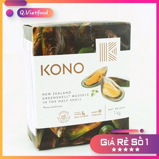Hcm 1kg vẹm xanh nữa vỏ kono hàng nhập new zealand
