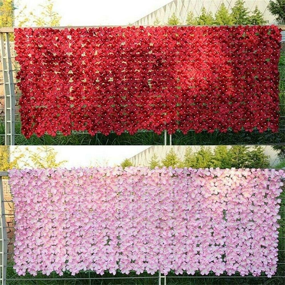 Daphne Hàng Rào Hoa Đào Giả 0.5x1M Treo Trang Trí Tường / Ban Công