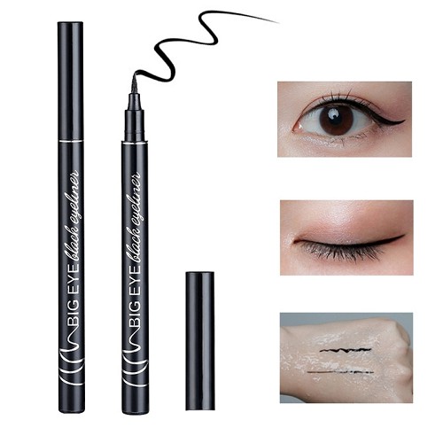 Bút kẻ mí mắt siêu mảnh không lem,không trôi,chống nước Bigeye Black Eyeliner nội địa trung