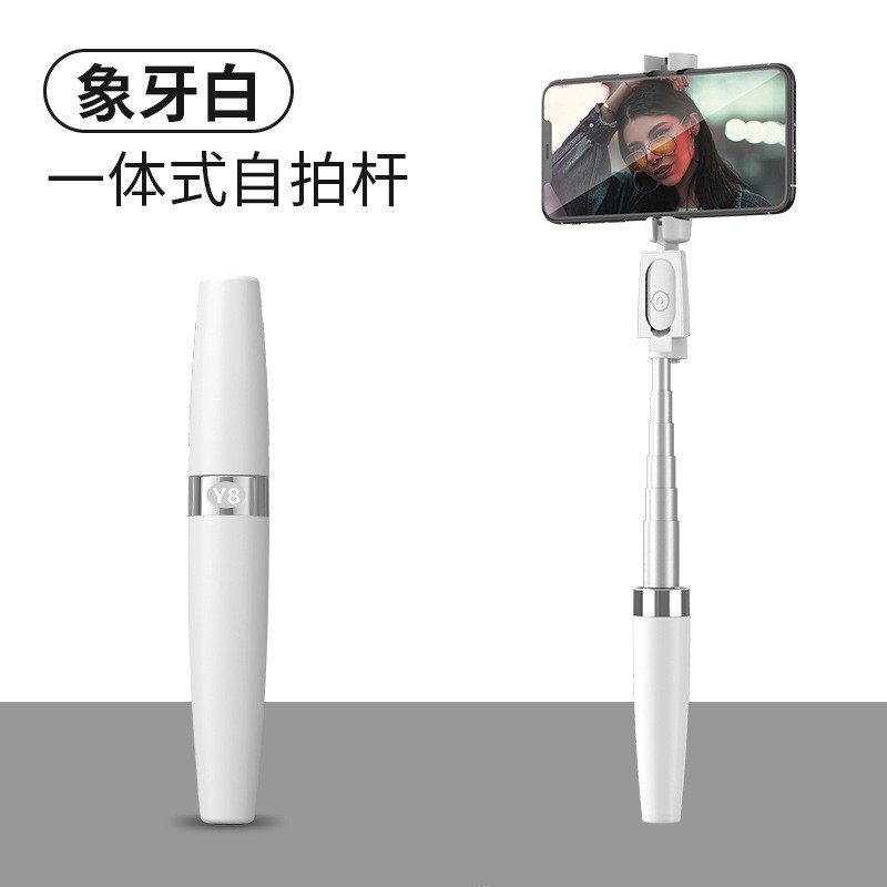 ♚New Bluetooth Selfie Stick Tích hợp Selfie Mobile Phone Video Live Y8 Tripod Selfie Stick For Multi-Mobile | BigBuy360 - bigbuy360.vn