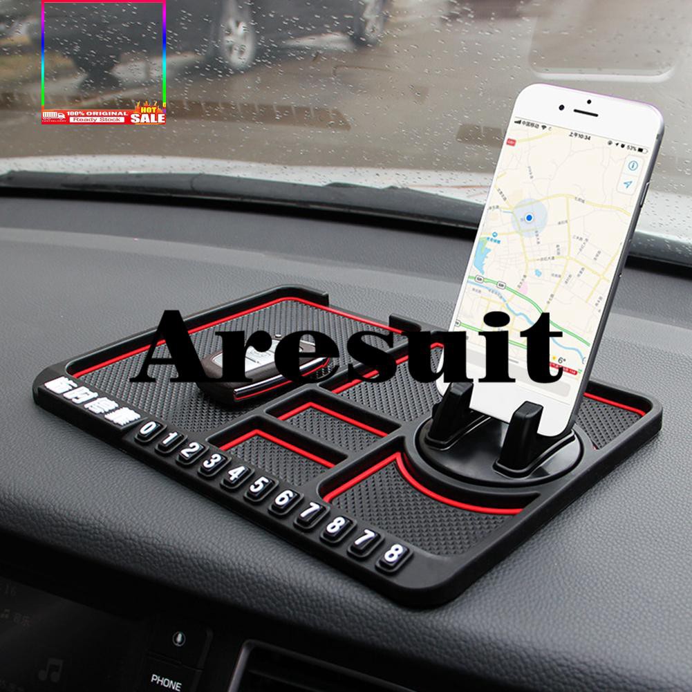 Giá đỡ điện thoại đa năng chống trượt để ở phần trung tâm điều khiển trên xe hơi | BigBuy360 - bigbuy360.vn